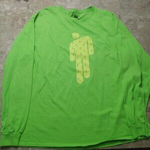 Billie Eilish Neon Green Long-Sleeve XL Top